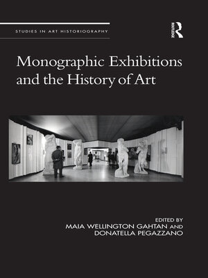 cover image of Monographic Exhibitions and the History of Art